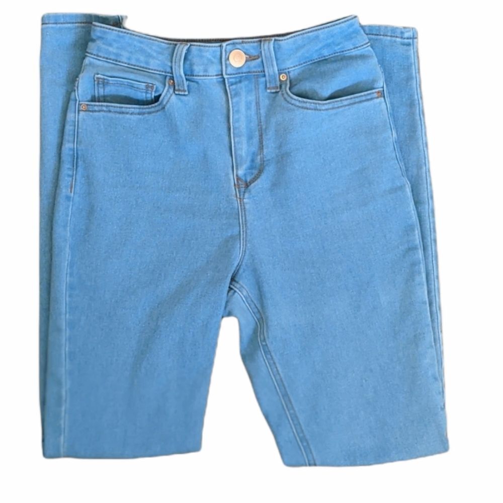 NOBO High Waisted Light Wash Skinny Jeans Size 5 Junior